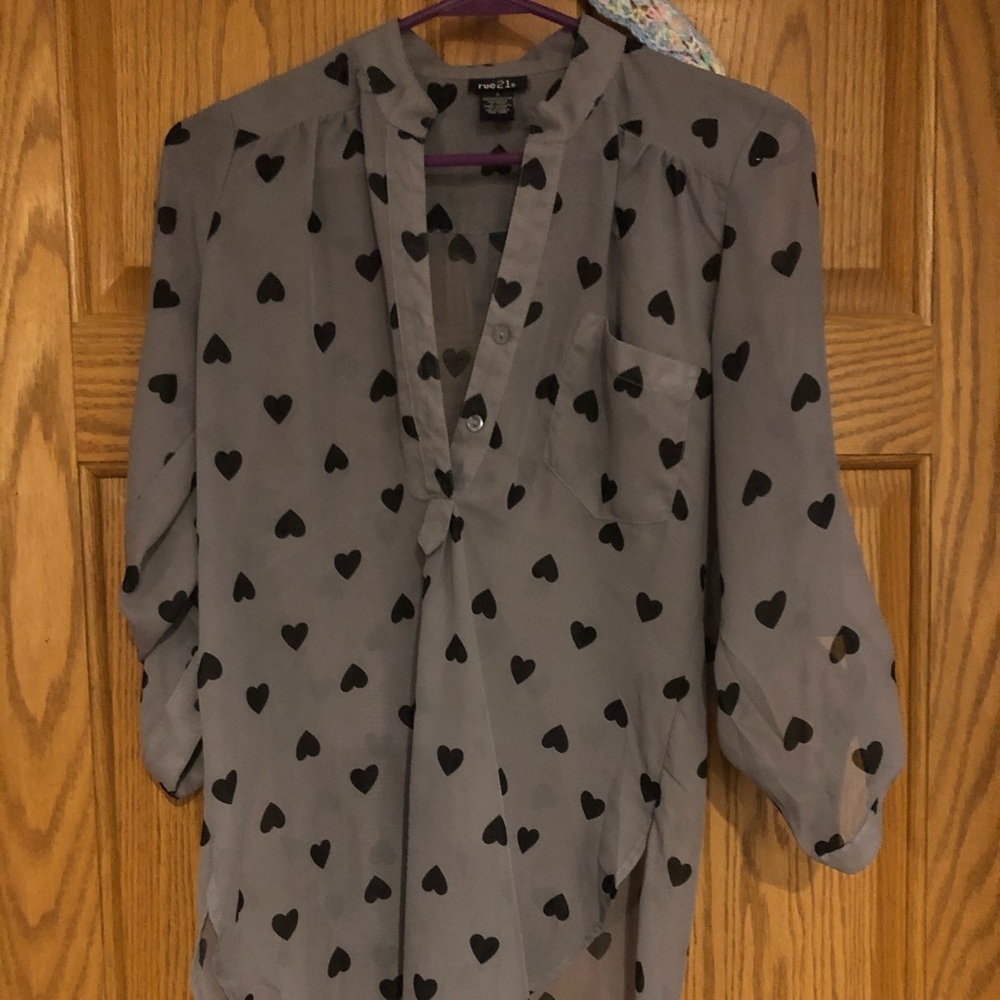 Heart shape shirt